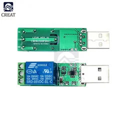 Single Channel USB Relay Module HID Free Drive Micro 5V Computer Control Switch Relay Module LED Indicator
