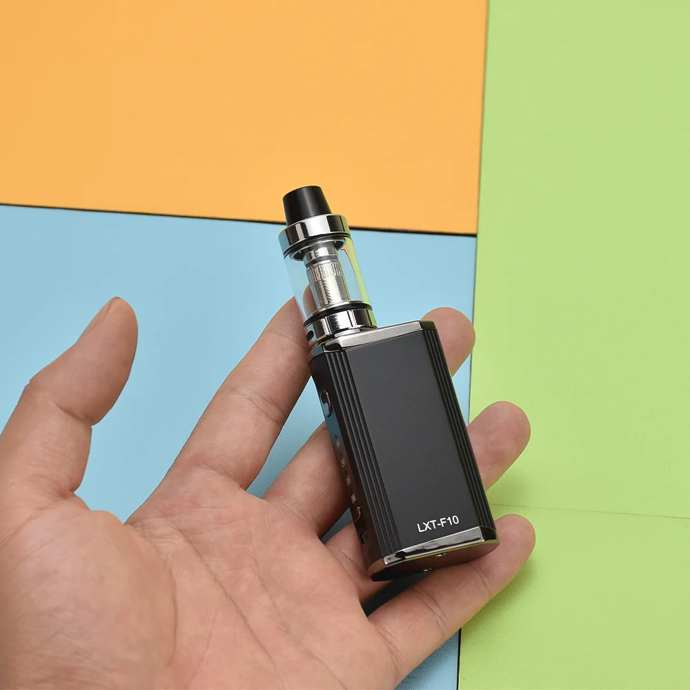 80W Vape kit Electronic Cigarettes Vaporizer Mech Box Mod 1800mah Vaping Starter Kits 510 Thread  Metal 80w mini mods