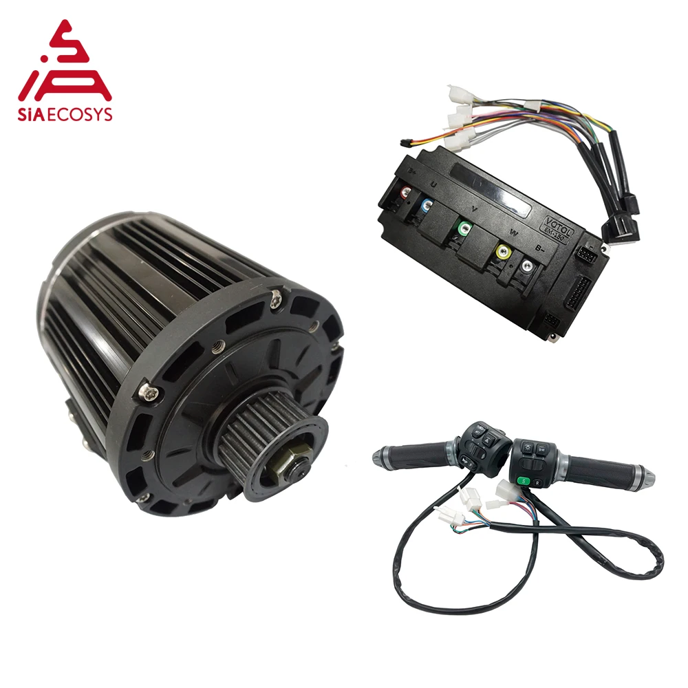 

QS 138 3000W 72V 100KPH Old Appearance Mid Drive Motor With Motor Controller And Z6 Throttle