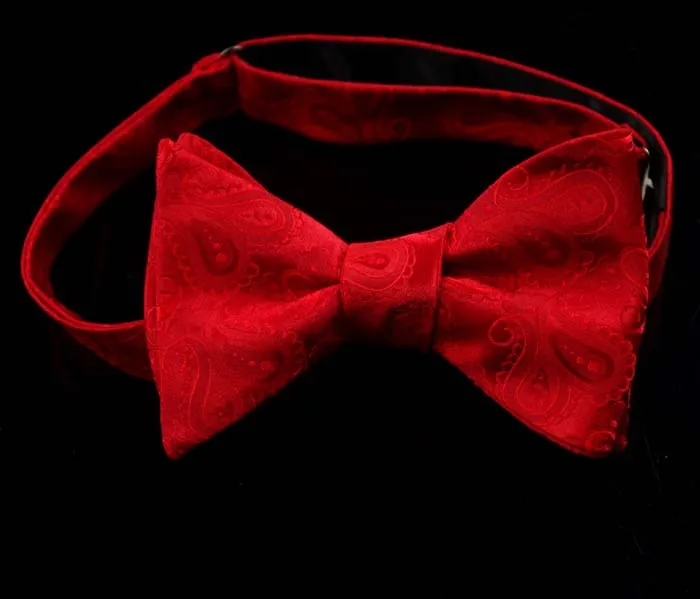 Adjustable Bowties bow tie self  Jacquard Men Classic Wedding Party Bow Ties Bowknot Gift