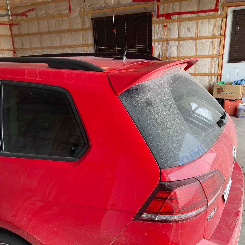 [NOT FIT FOR  VARIANT]Volkswagen VW Golf 7  2014 to 2020 ABS Plastic Rear Trunk Wing Spoiler For NORMAL Golf 7 Spoiler