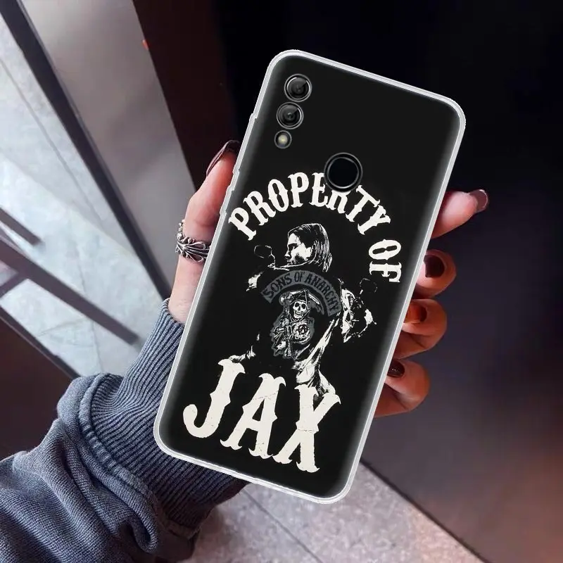 Sons Of Anarchy Eua Tv Phone Case For Huawei Y5 Y6 Y7 Y9S Honor 9 10 Lite 8A 8X 8S 9X P Smart Z 2019 7X 7A Soft TPU Back Cover