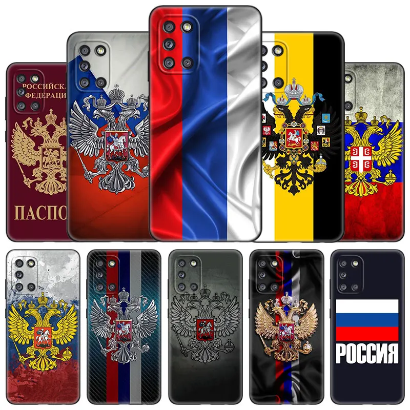 Russia Russian Flags Emblem Case For Samsung A13 A01 Core A03S A10 A20E A21 A30 A40 A41 A42 A82 A90 A6 A7 A8 A9 Plus 2018 A5