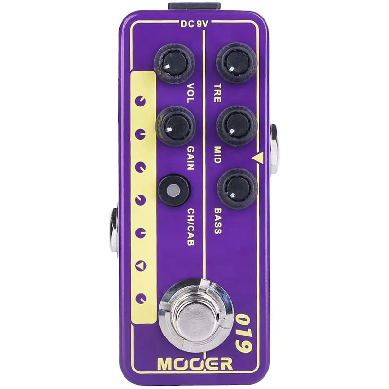 Mooer 70's Classic Rock Guitar Effect Pedal Cabinet Simulation Electric Acoustic 019 Uk Gold Plx Micro Preamp Guitar Accessorie