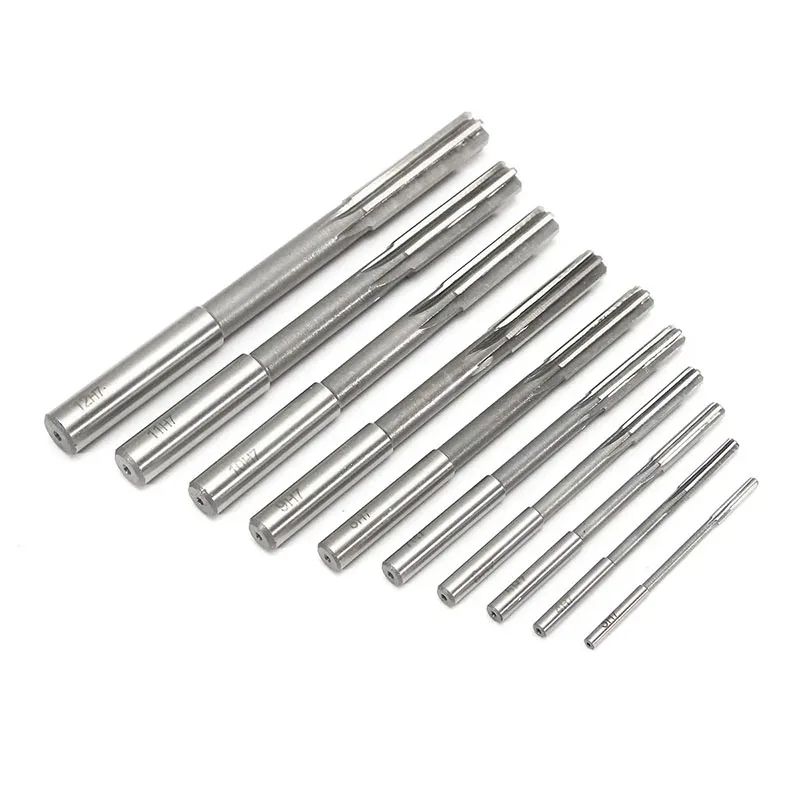 3–12 mm HSS-Maschinenreibahlen-Set, H7, gerader Schaft, Fräsen, Spannreibahle für Metall, Stahl, Aluminium – Detail 15