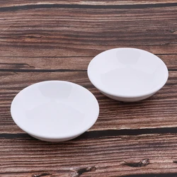 Pack of 2 White Ceramic Replacement Dish for Tart Oil Candle Warmer 3.8