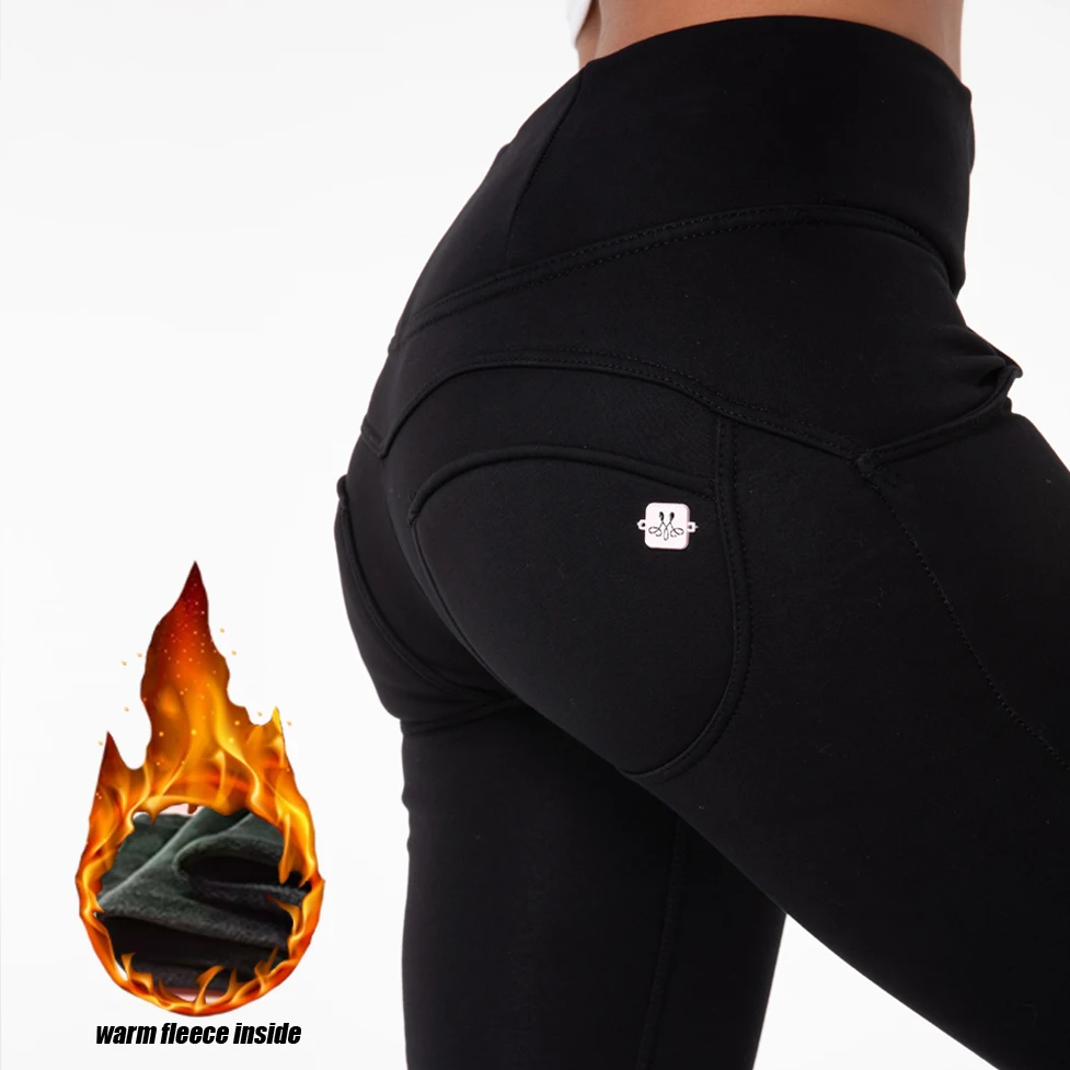 Shascullfites Butt Lifting Pants High Waisted Black Leggings Scrunch Bum Fitness Tights Thick Female Clothing For Winter