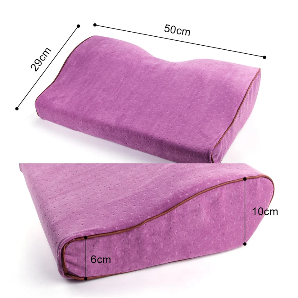 NEWCOME Lash Pillow Neck Support Eyelash Soft Pillow Grafting Eyelashes Memory Foam Eyelash Extension Pillow With Pocket Makeup