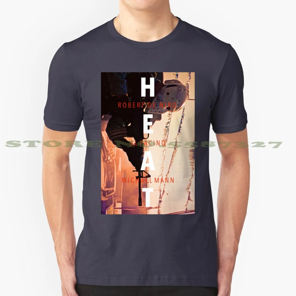 Heat 14 100% Pure Cotton T-Shirt Heat Movie Heat Film Michael Mann Robert De Niro Deniro Al Pacino Val Kilmer Jon Voight Tom