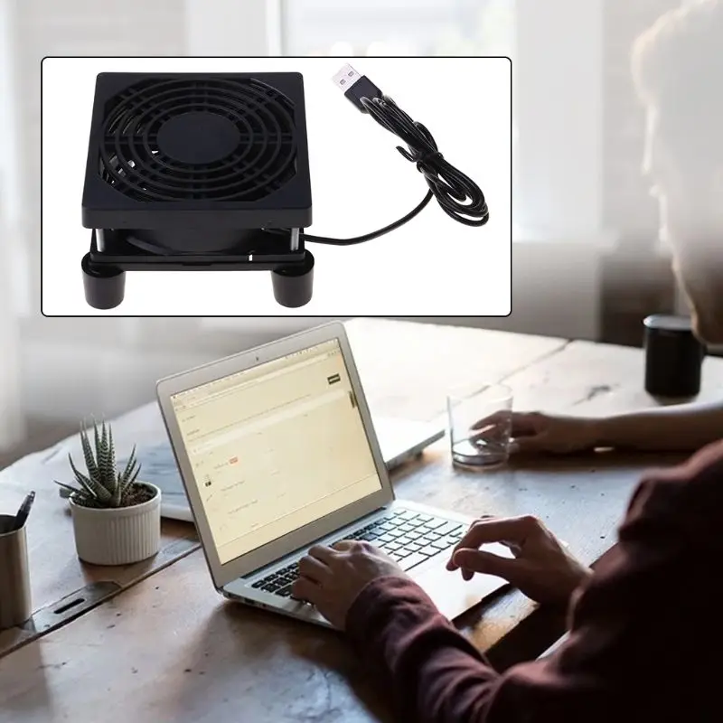 Вентилятор охлаждения 9 см/12 см, 5 в постоянного тока, USB-источник питания, тихий вентилятор для маршрутизатора, телевизионной приставки, радиатор, охладитель, сделай сам, запасные части, Прямая поставка