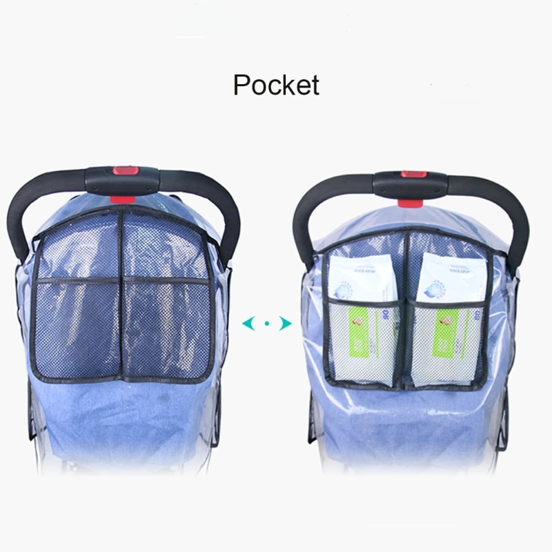 XXFE Stroller Rain Cover Travel Weather Shield for Going out During the Epidemic Shield to Safeguard Your Child from Wind