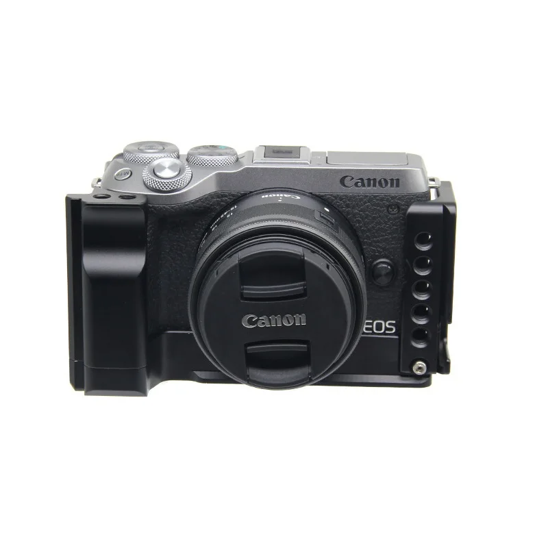 Dla Canon EOS M6 Mark2 klatka operatorska profesjonalny stop DSLR klatka płyta szybkiego uwalniania dla EOS M6 Drop Shipping