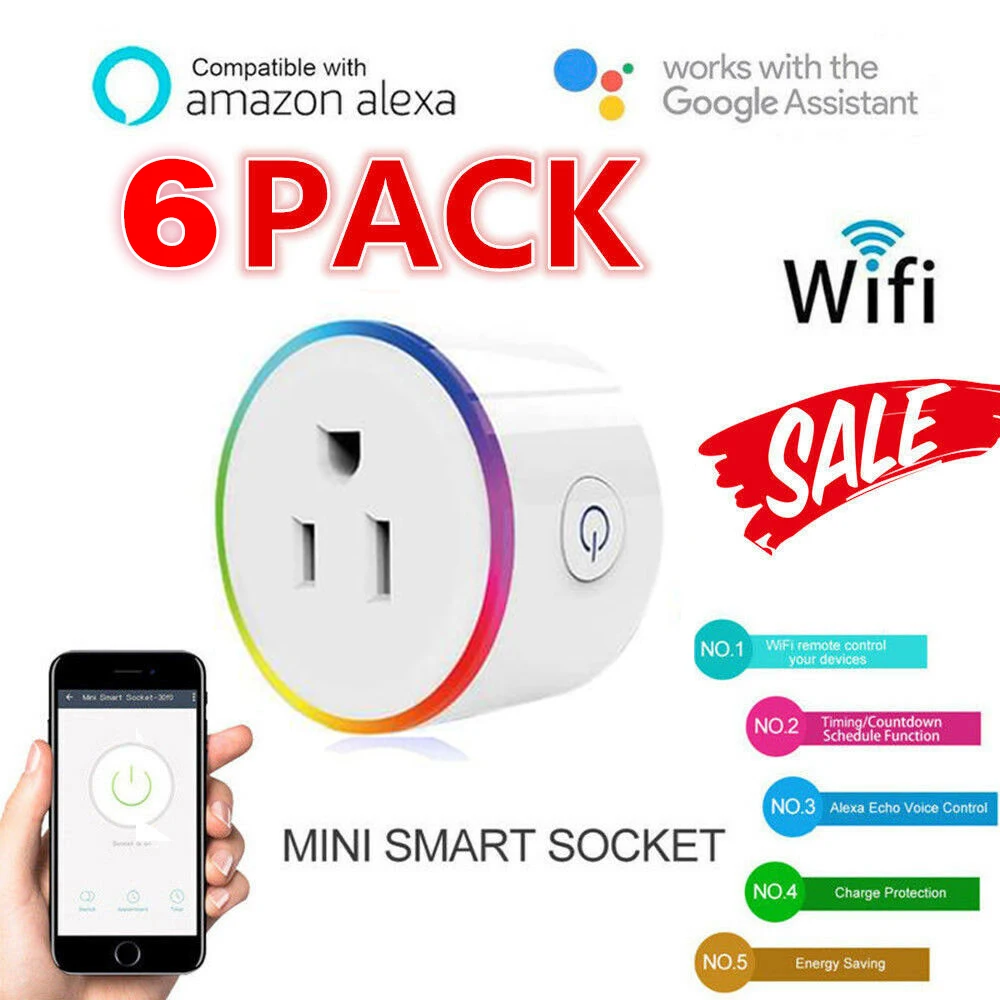 RGB Smart WiFi UNS Stecker Fernbedienung Schalter Steckdose 2G/3G/4G Timer Steckdose Schalter power Remote Buchse für Amazon Alexa/Google Hause