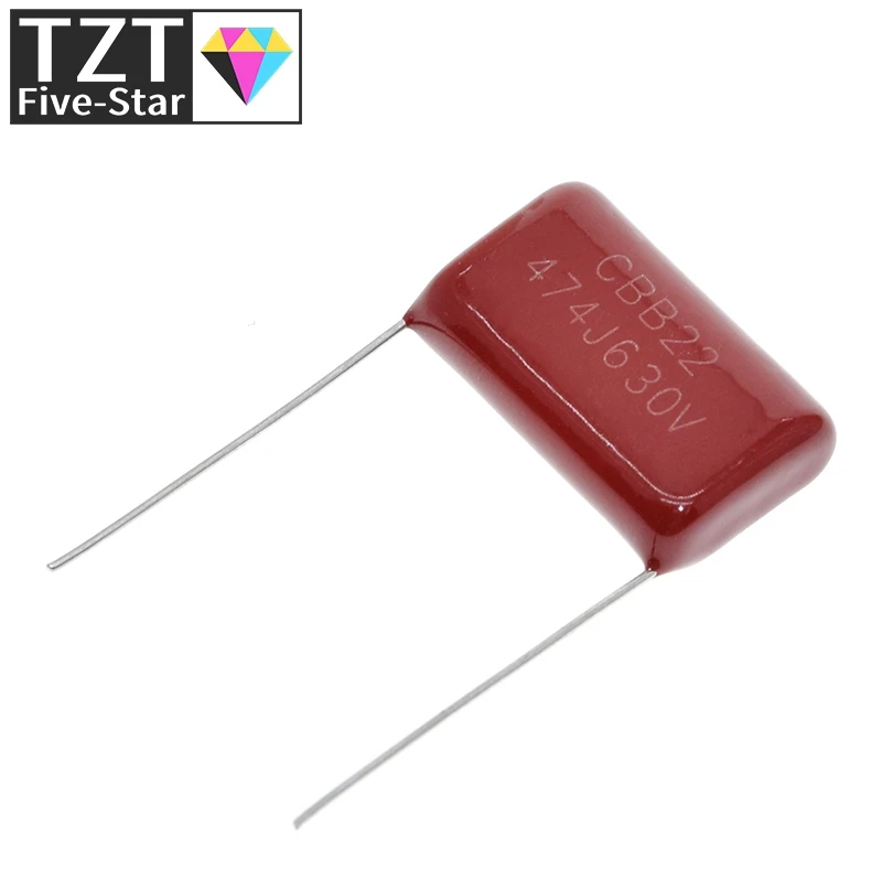 10/30 Stück 630V474J 0,47UF 470NF Abstand 20MM 630V 474 CBB Polypropylen-Folienkondensator – Detail 2