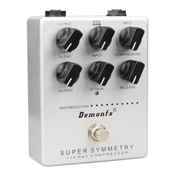 NEW Demonfx High Quality Super Symmetry Compressor Bass Effect Pedal Compressor Bass Guitar Accessories