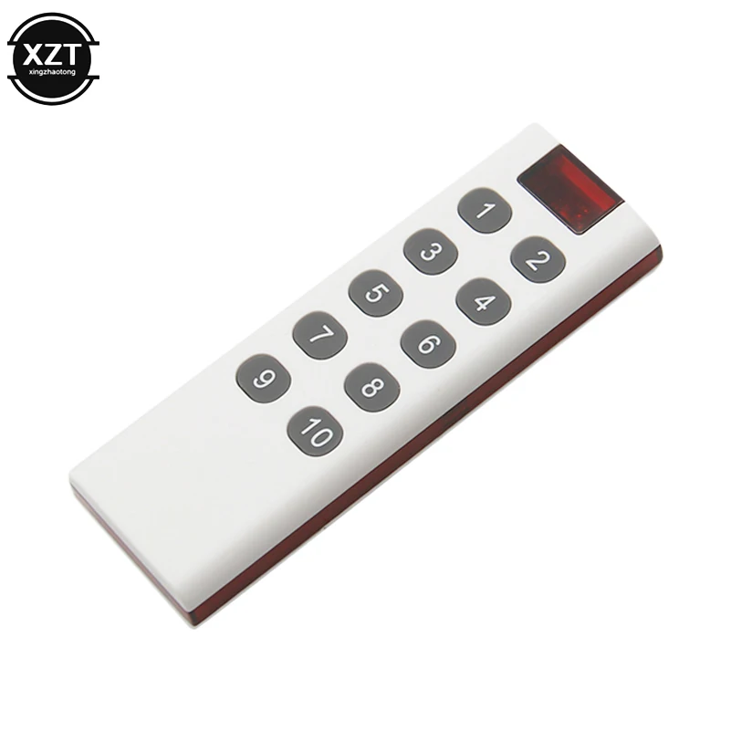 Universal RF 433MHz Wireless Digital Remote Control Transmitter Receiver Learning Code Mini for Remote Switch 4/6/8/10 Button