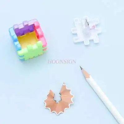 4pcs Building Block Pencil Ener Children's Pencil Ener Pupils Ener Ener Learning Stationery