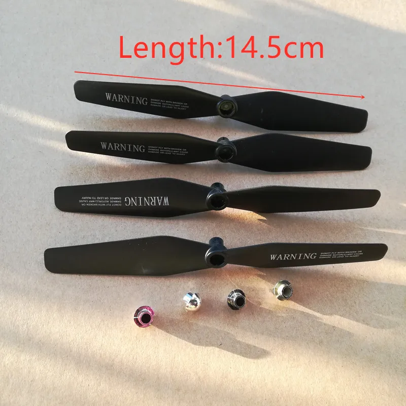 New Arrival 14.5cm 145mm Hexagonal hole 3.5mm 5mm Props CW CCW Propellers Main Blades For X5HW X5HC XS809 R/C Drone Quadcopter