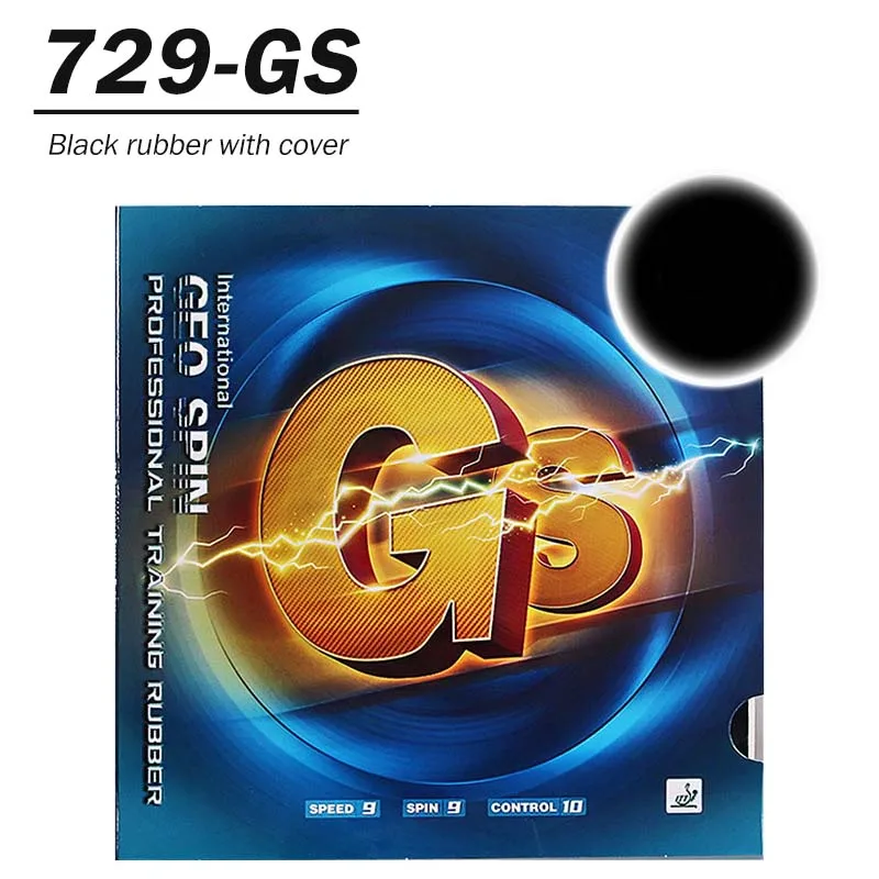 729 Friendship GS Training Tafeltennisrubber RITC Geo Spin Pingpongrubber Zacht en goede controle