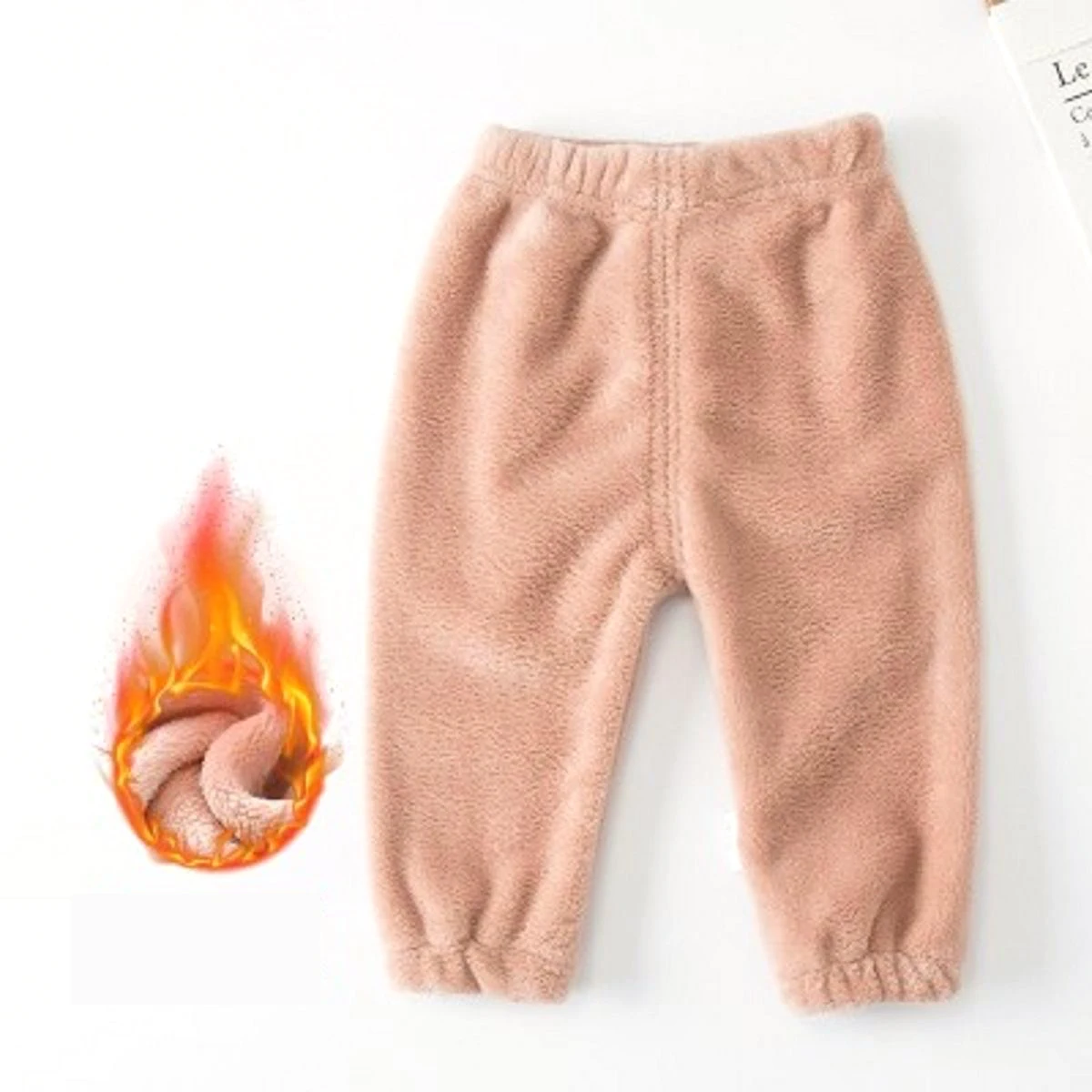 Baby warm and velvet long pants men and  baby thick cotton pants  big pp pants wear autumn and winter