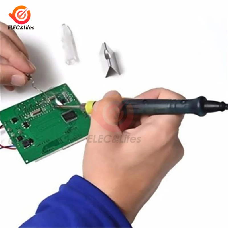 

DC 5V 8W USB Electric Soldering Iron Adjustable Temperature Soldering Iron Tips Welding Solder Repair Tools With Metal Bracket