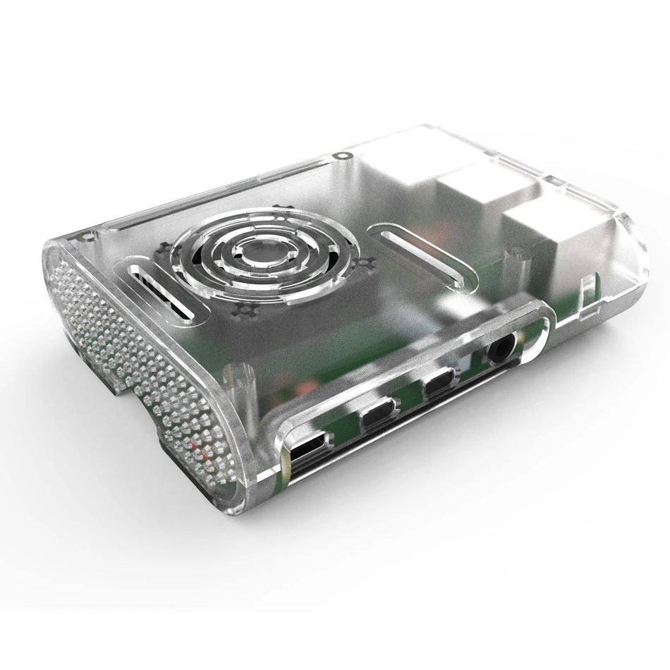 Raspberry Pi 4 Case com ventilador, Dissipador, Dissipador De Calor De Alumínio, Modelo B