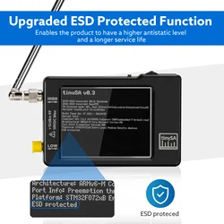 Upgraded Hand tiny Spectrum analyzer TinySA 2.8