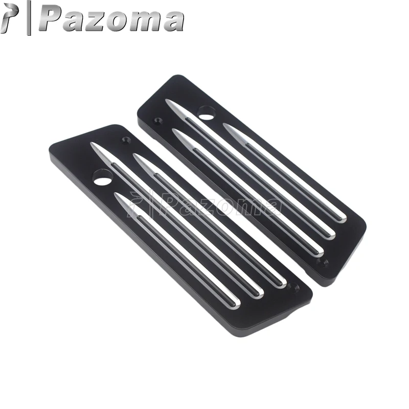 غطاء جانبي لسرج الدراجة النارية من الألومنيوم ، غطاء جانبي لمزلاج هارلي بجولة على الطريق وجولة الملك والشارع ، FLHT ، FLH FLT FLTR formation-13 #3