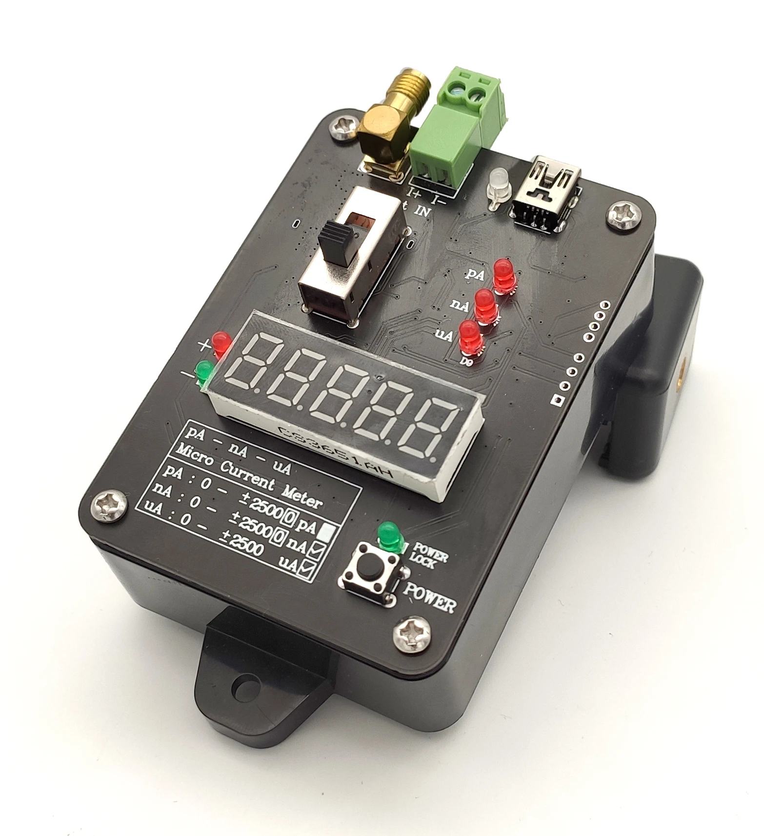 Micro Ammeter Milliampere Microampere Picoammeter mA uA nA pA Weak current Dark current Photocurrent