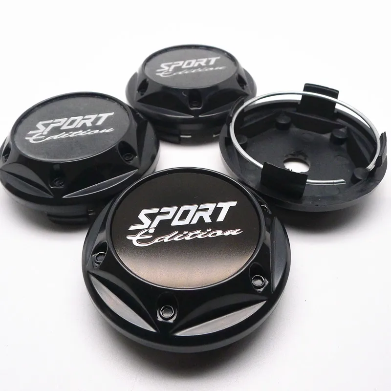 4pcs 68mm For Sport Emotion Wheel Center Hub Cap Covers Car Styling Emblem Badge Logo Rims Cover 45mm Stickers Accessories