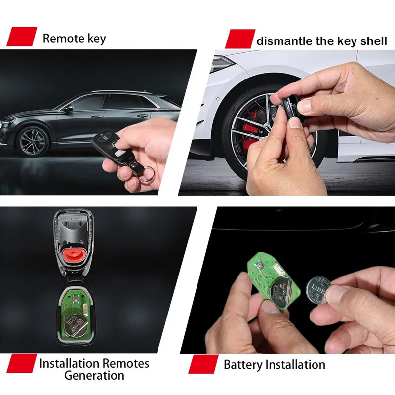 1/2/5/10pcs Xhorse 3+1 Buttons XKHY01EN VVDI Wire Remote Key English Version for Hyundai for VVDI Key Tool