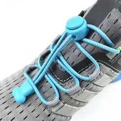 Stretching Lock lace 23 colors a pair Of Locking Shoe Laces Elastic Sneaker Shoelaces Shoestrings Running/Jogging/Triathlon