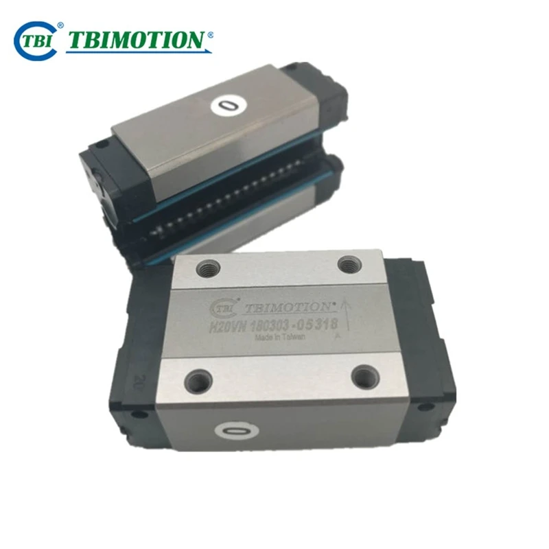 Imagem -03 - Taiwan Tbi-linear Guideway Slider Block Cnc Router Rail Transporte de Rolamentos tr H20vn Pcs