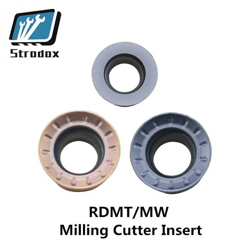 

10pcs/lot Round milling insert CNC blade steel stainless steel RDMT1204 BO128 EN1919 BO129 MO-TT Quenched part Abrasive steel