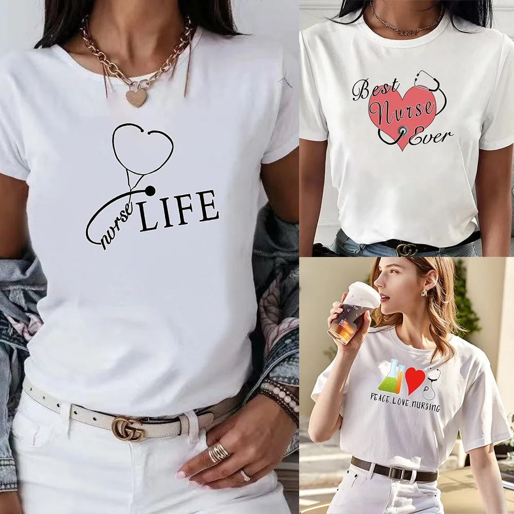 

2022 Women Summer Loose T Shirt Casual Short Sleeve Printed Clothing Harajuku O-neck Fashion Commuter Tops Hip Hop Streetwear