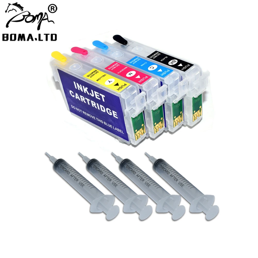 71 T0711 T0714 T0891 T0894 ARC Chip Refillable Ink Cartridge For EPSON Stylus DX7400 DX7000F DX7450 DX8400 DX8450 DX9400F