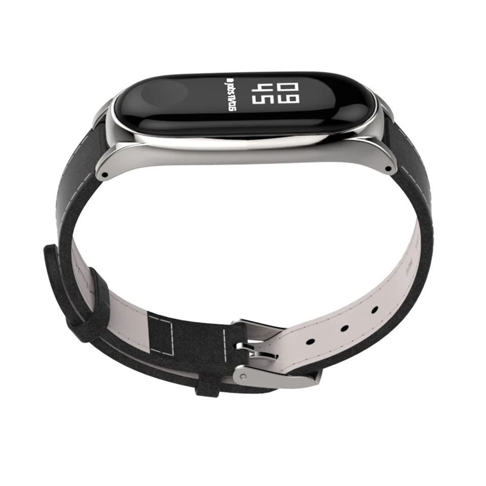 Dành Cho Xiaomi Mi Band 5 6 Dây Đeo Miband 4 3 Chính Hãng Dây Da Vòng Tay Cho Đồng Hồ Thông Minh Nồi Cơm Điện Từ Correa Thay Thế cổ Tay Dây