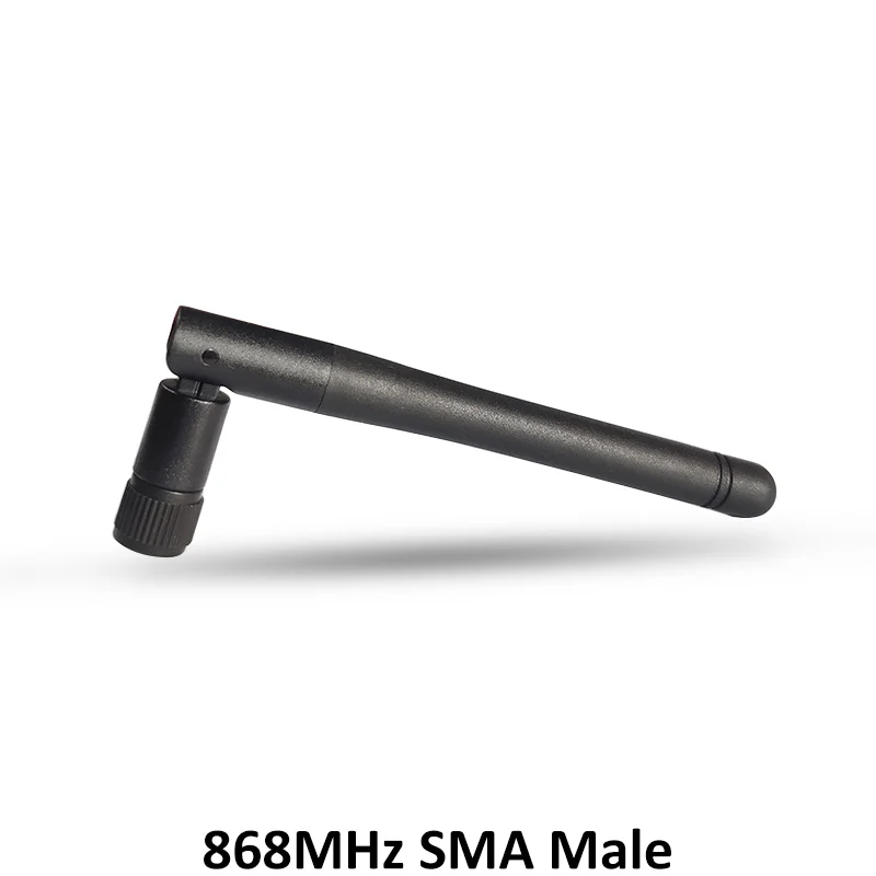 GRANDWISDOM 10pcs 868mhz Antenna 3dbi SMA male 915mhz lora antene pbx iot module lorawan signal receiver