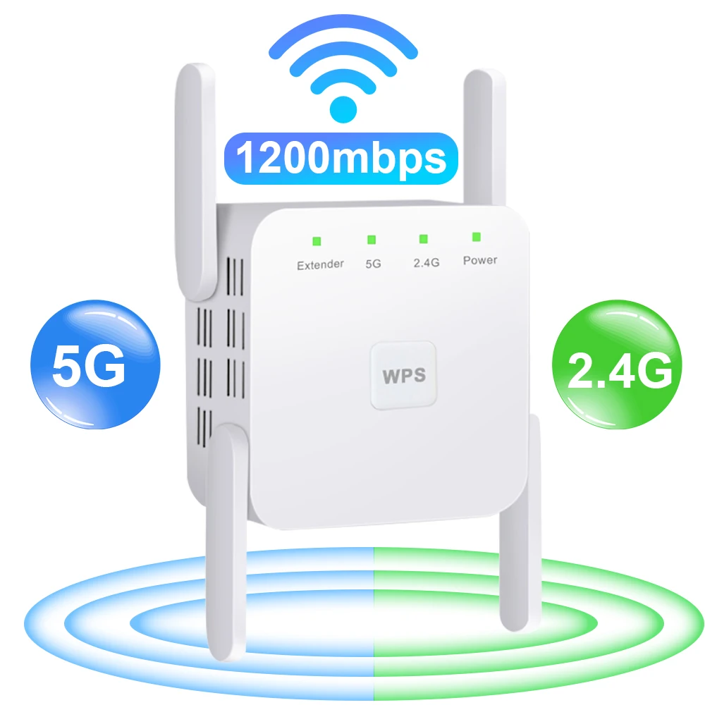 5G Wireless Wifi Amplifier Home Wi-fi Signal Booster 2.4G Router Wi Fi Long Range Extender Internet AmplifierWiFi Repeater Wirel