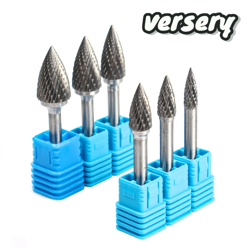 YG8 Alloy Rotary File 1Pc GX Type Double Slot Tungsten Steel Wood Carving Grinding Head Hard Metal Milling Cutter For Copper