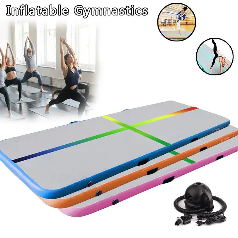 

Free Shipping 8x1x0.2m Discount Home Gymnastics Equipment Inflatable Training Air Track,Inflatable Gymnastics Air Mat