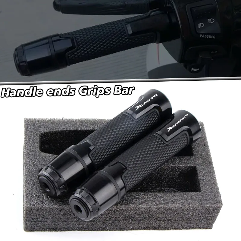 NEW design 7/8'' 22mm Motorcycle knobs Anti-Skid  Handle ends Grips Bar Hand Handlebar For Bajaj Dominar 400