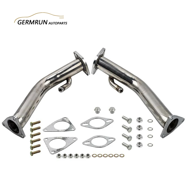 

Downpipes Catless Straight Exhaust Pipng For Infiniti G37 V6 3.7