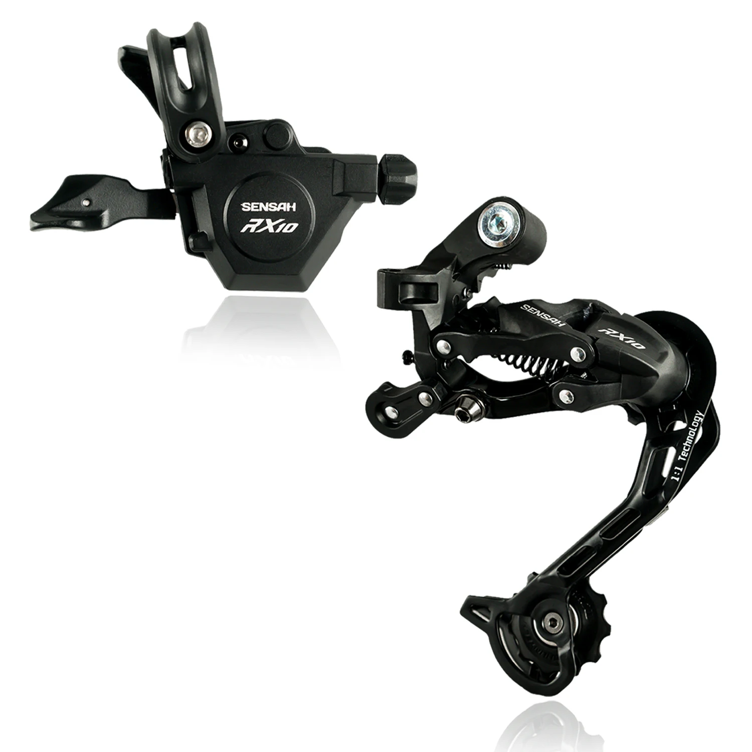 SENSAH RX10 Transmision 1x10 Speed Bike MTB Shifter Derailleurs 42T 46T 10V K7 Cassette Bicycle Groupset Deore M6000