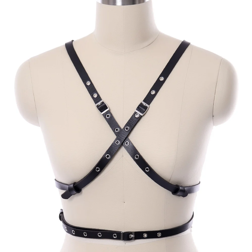 

Sexy Harness For Women Garter Waist Belt Cage Bondage Strap Nightclub Suspenders Lingerie Leather Harness Sword Belt Gothic Seks