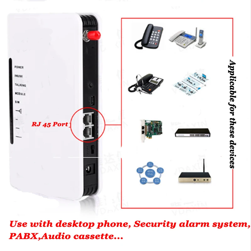 Terminale Wireless fisso 2G GSM o 4G DTMF FSK per sistema di allarme telefono fisso Desktop cassetta Audio scheda cellulare telefono fisso