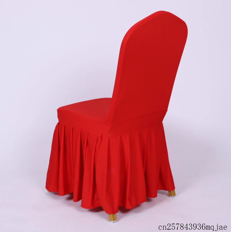 50pcs  Chair Covers Spandex Stretch Chair Cloth for Hotel Wedding Banquet Event