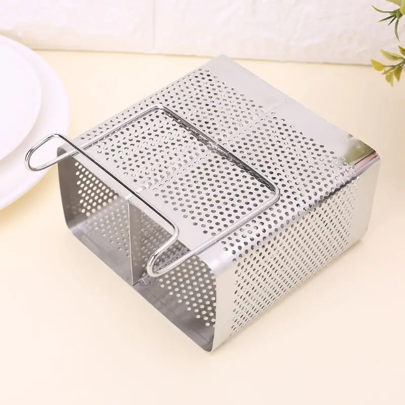 Kitchen Hanging Stainless Steel Chopsticks Spoons Fork Cutlery Holder Rack Drainer Storage 37MF