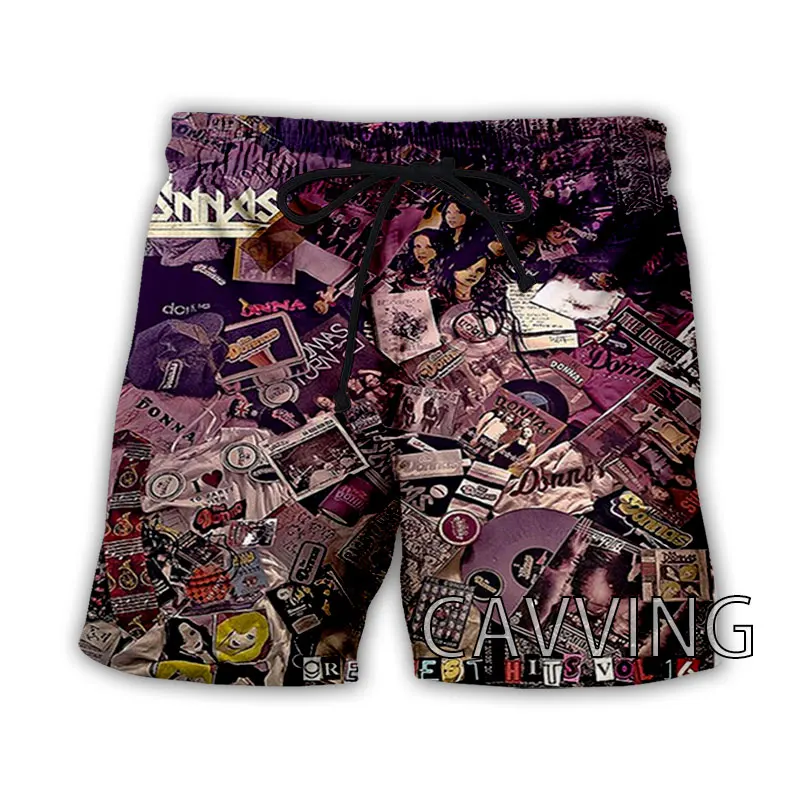 

CAVVING 3D Printed The Donnas Rock Beach Shorts Streetwear Quick Dry Shorts Sweat Shorts for Women/men