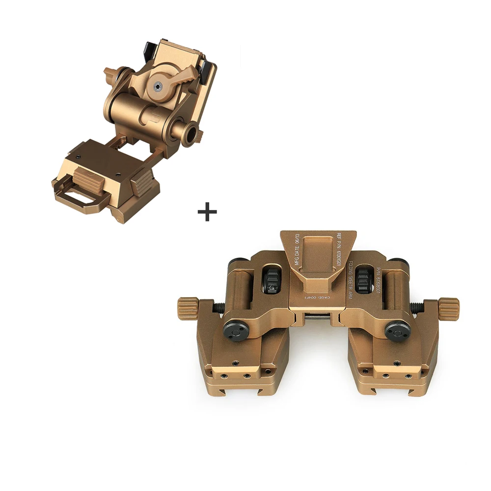 Gratis Verzending PVS14 Nvg Verrekijker Brug Bril Stent Overslaan Rhino Mount Nvg Armen Mount Voor L4 G24 Montage Helm Snelle mount